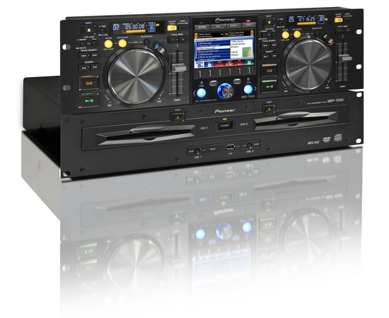 Профессиональный сдвоенный CD/МР3-проигрыватель Pioneer MEP-7000, фото , изображение 2