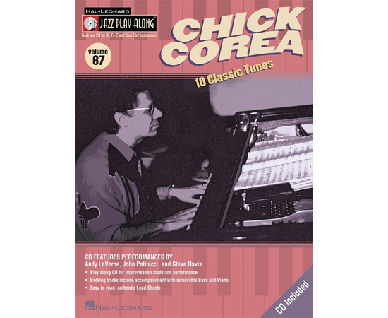CHICK COREA vol.67 BK/CD HALLEONARD 843068 - 32503 за 0 грн. | 4Club