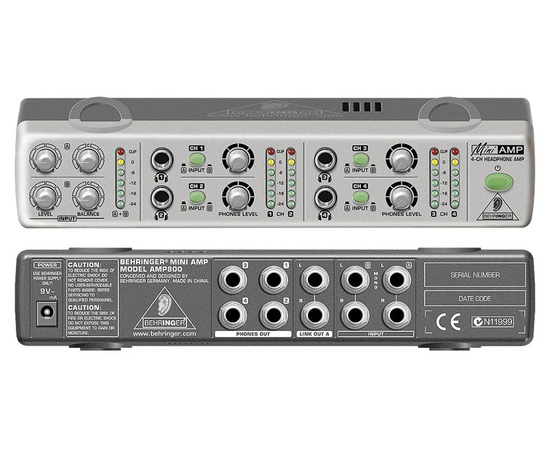 Линейный усилитель Behringer AMP800 - 39577 за 0 грн. | 4Club