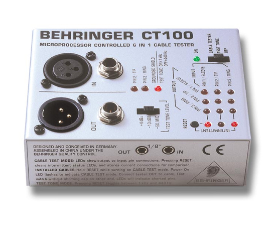 Тестер Behringer CT100 - 39654 за 1561 грн. | 4Club