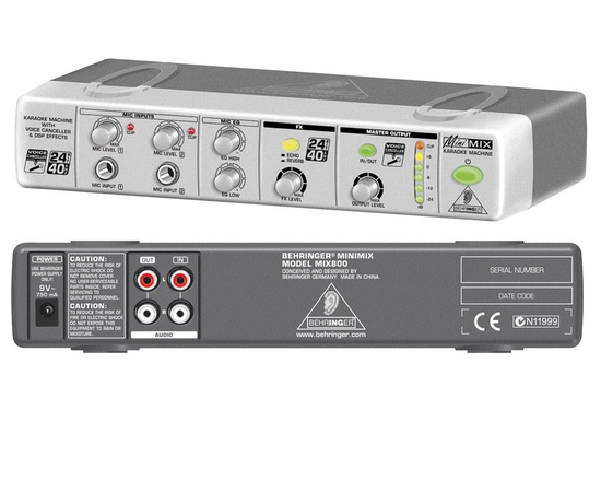 Караоке-процессор Behringer MIX800 - 39255 за 0 грн. | 4Club