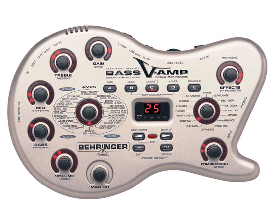 Гитарный эффектпроцессор Behringer V-AMP BASS (LX1B) - 39595 за 0 грн. | 4Club