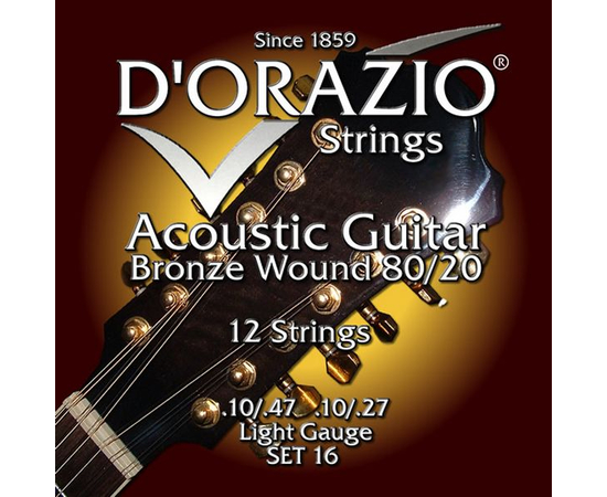 Струны для акустической гитары D’ORAZIO SET-16 - 40065 за 0 грн. | 4Club