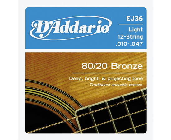 Струны для акустических гитар  DADDARIO EJ36 - 40117 за 658 грн. | 4Club