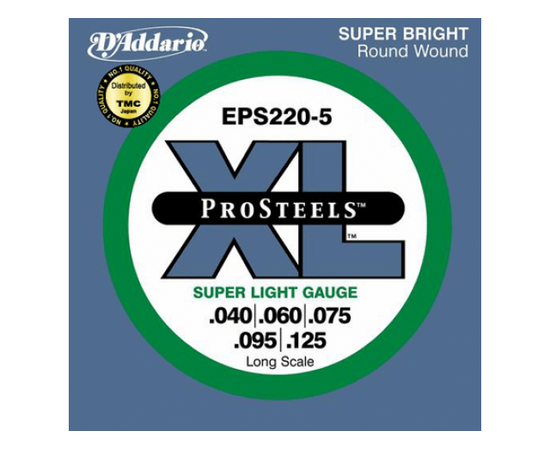Струны для бас-гитар DADDARIO EPS220-5 - 40139 за 1724 грн. | 4Club