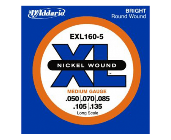 Струны для бас-гитар DADDARIO EXL160-5 - 40142 за 1656 грн. | 4Club