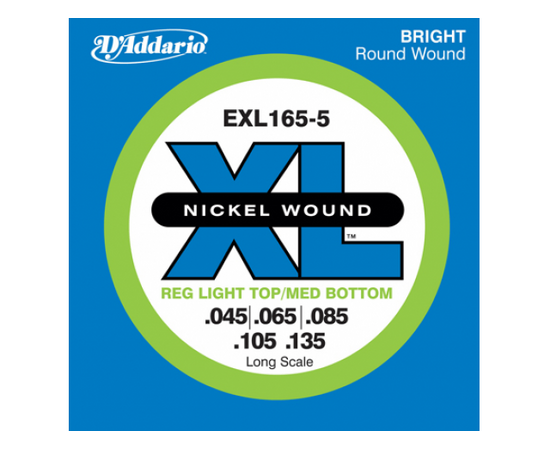 Струны для бас-гитар DADDARIO EXL165-5 - 40146 за 1656 грн. | 4Club
