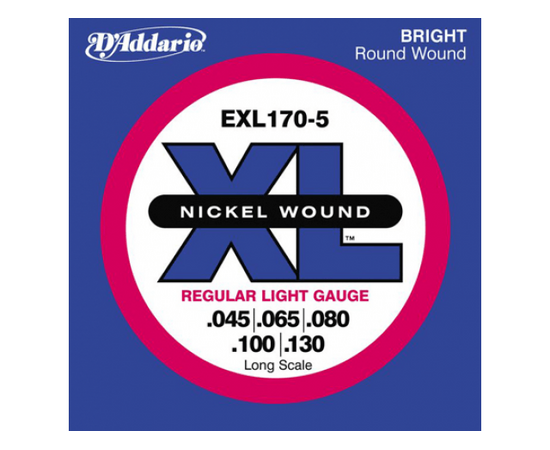 Струны для бас-гитар DADDARIO EXL170-5 - 40150 за 1656 грн. | 4Club
