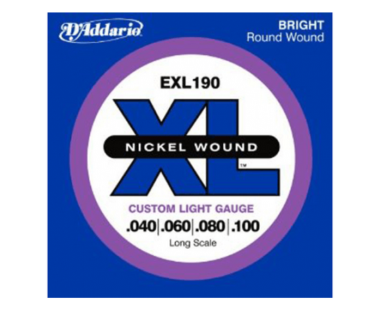 Струны для бас-гитар DADDARIO EXL190 - 40155 за 1270 грн. | 4Club