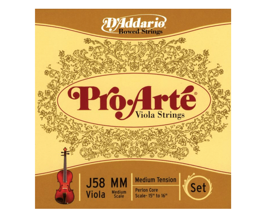 Струны для альта DADDARIO J58 MM - 40296 за 3492 грн. | 4Club