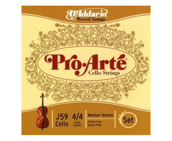 Струны для виолончели DADDARIO J59 4/4M - 40305 за 6912 грн. | 4Club