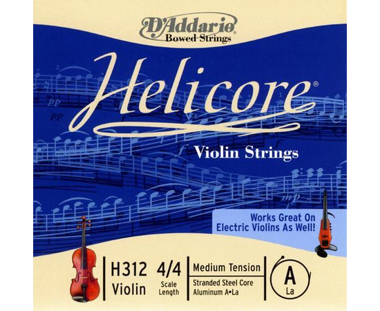 Струны для скрипки DADDARIO  H312 4/4M - 40317 за 649 грн. | 4Club