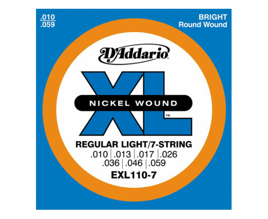 Струны для электрогитар DADDARIO EXL110-7 - 40279 за 508 грн. | 4Club