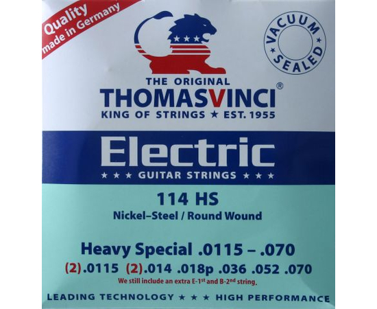 Струны для электоргитары THOMASVINCI 114 HS - 42910 за 0 грн. | 4Club