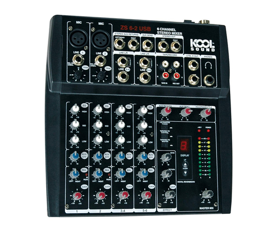 Микшерный пульт Kool Sound ZS-6-2 USB+DSP - 43202 за 0 грн. | 4Club
