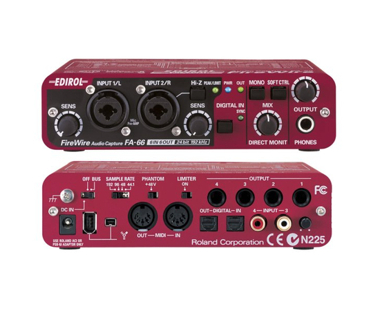 Внешний аудиоинтерфейс FireWire ROLAND FA-66 - 47793 за 0 грн. | 4Club