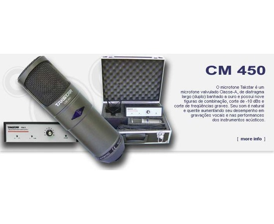 Студийный микрофон Takstar CM-450-L