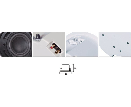 Стельовий сабвуфер ITC Audio T-208S, image 