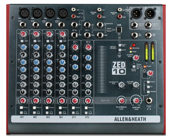 Микшерный пульт Allen Heath ZED10 - 52436 за 15048 грн. | 4Club