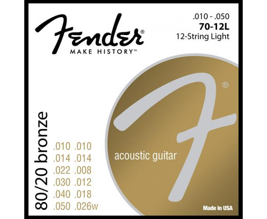 Струны Fender 70-12L - 54244 за 0 грн. | 4Club