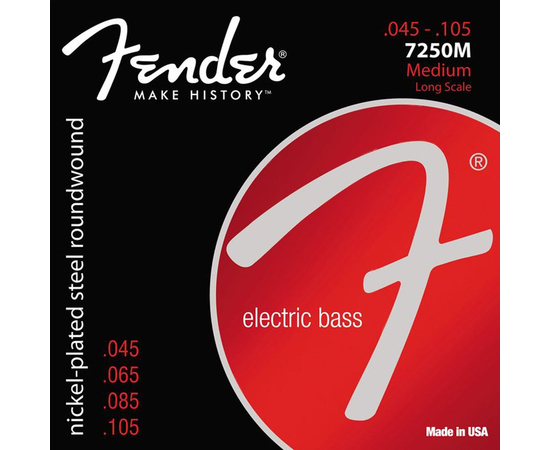 Струны для басгитары Fender 7250M - 54429 за 1632 грн. | 4Club