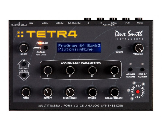 Синтезатор Dave Smith Instruments DSI Tetra - 56161 за 0 грн. | 4Club