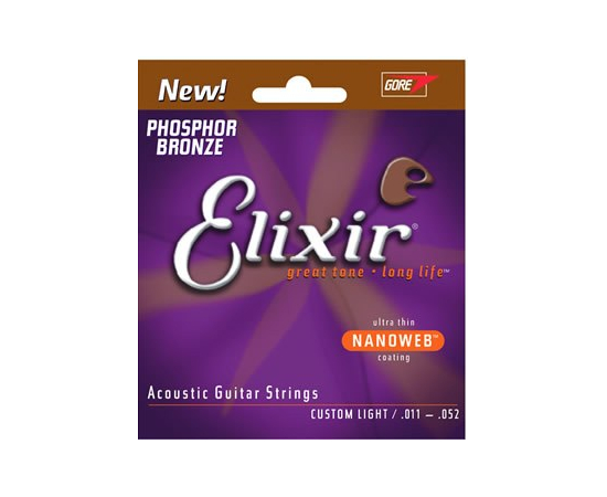 Струны для акустической гитары Elixir PB NW L - 58160 за 1109 грн. | 4Club