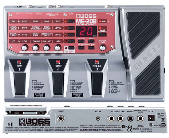 Гитарный процессор Boss ME-20B - 59394 за 0 грн. | 4Club