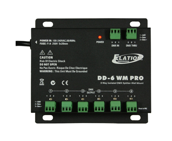 Дистрибьютор Elation DD-6WM PRO - DMX Splitter DMX - 71848 за 0 грн. | 4Club