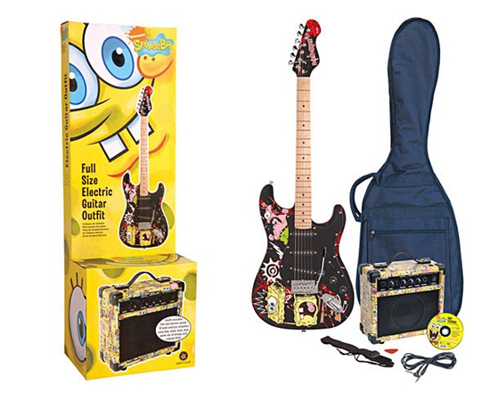 Электрогитара в комплекте  SpongeBob SBEOFT-BLK - 73740 за 0 грн. | 4Club