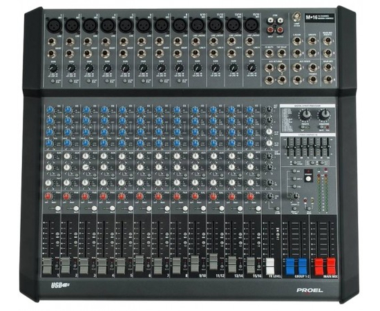 Микшер Proel M16USB - 78559 за 0 грн. | 4Club