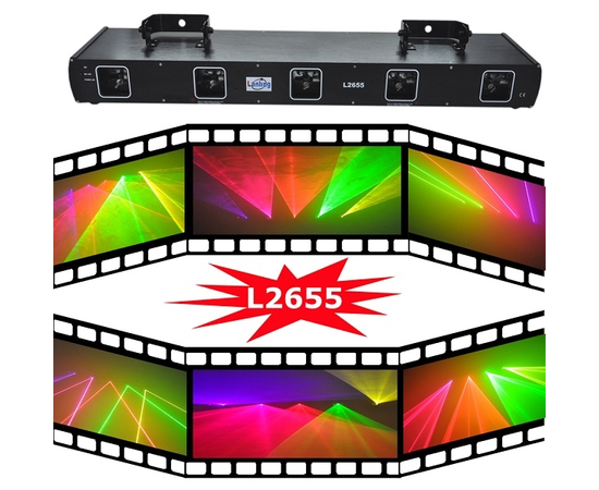 Лазер LanLing L2655 580mW RGRPY Five Lens Laser Light - 78450 за 0 грн. | 4Club
