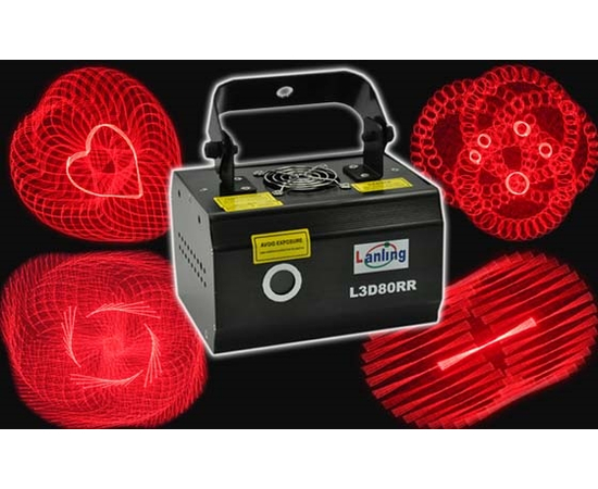 Лазер LanLing L3D80RR 100mW Mini Red 3D Laser Light - 78503 за 0 грн. | 4Club