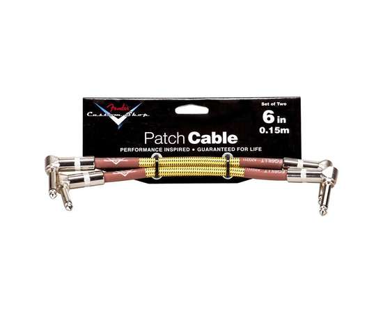 Инструментальный кабель FENDER CUSTOM SHOP PERFORMANCE CABLE 6" (TWO-PACK) BTW - 82959 за 0 грн. | 4Club