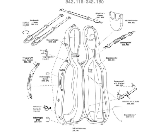 Фиксатор для шпиля Gewa 396790 - 88407 за 0 грн. | 4Club