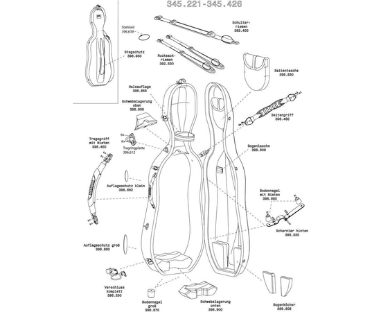 Боковой карман Gewa 396830 - 88437 за 0 грн. | 4Club