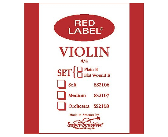 Струны для скрипки SUPER SENSITIVE Red Label SS2107 - 94510 за 0 грн. | 4Club