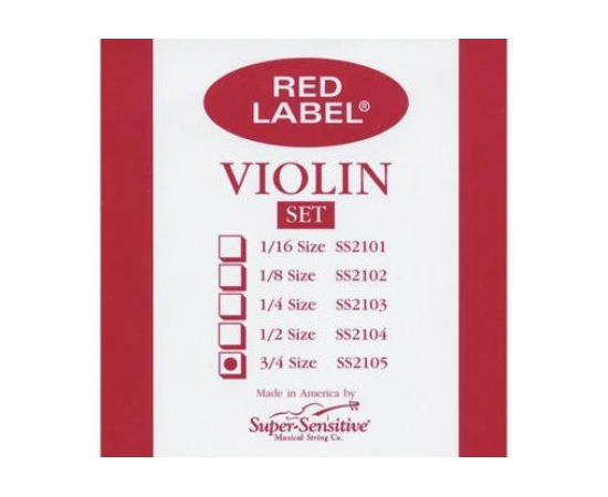 Струны для скрипки SUPER SENSITIVE Red Label SS2105 - 94511 за 0 грн. | 4Club