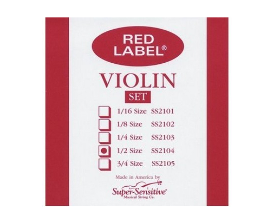 Струны для скрипки SUPER SENSITIVE Red Label SS2104 - 94512 за 0 грн. | 4Club
