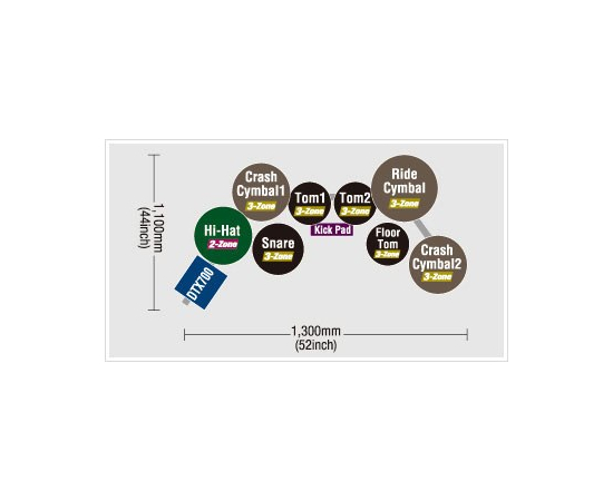 Ударная установка Yamaha DTX750K, фото 