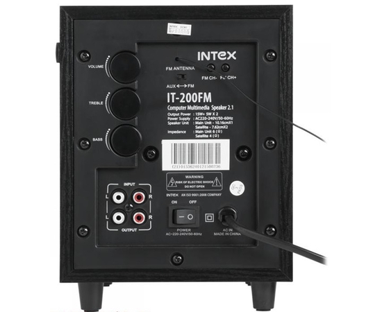Сабвуфер + АС INTEX KOM0003 1450W 2.1 з FM, image 