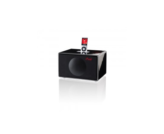 Акустична система Geneva model S (with bluetooth + clock radio) - Black color, image 