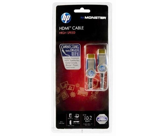 Кабель Monster HP for HDMI Cable - Multilingual 6 ft. HDMI Cable MNO-122304-00