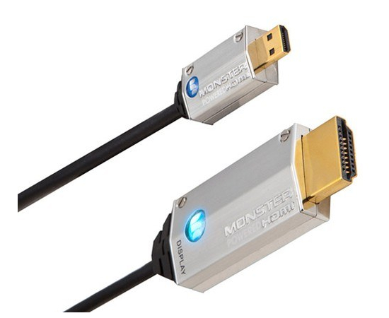Кабель Monster SuperThin High Speed Micro HDMI Cable -1 m MNO-140486-00 - 98660 за 0 грн. | 4Club
