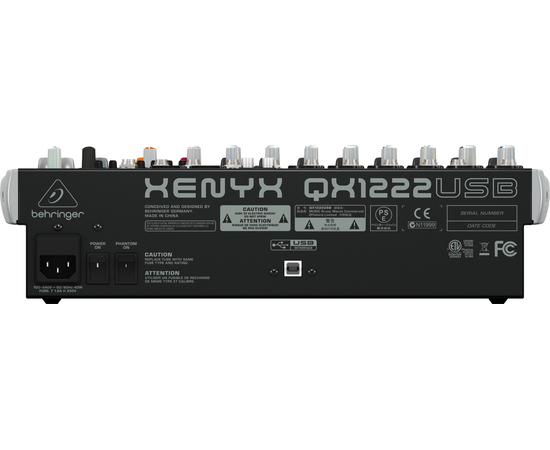 Микшерный пульт BEHRINGER XENYX QX1222USB, фото 