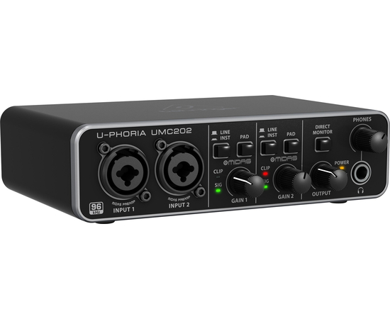 USB аудіо інтерфейс BEHRINGER U-PHORIA UMC202, image , зображення 2