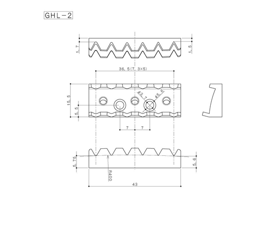 Топлок для грифа GOTOH GHL-2 (B), фото , изображение 2