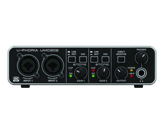 USB аудио интерфейс BEHRINGER U-PHORIA UMC202 - 98949 за 0 грн. | 4Club