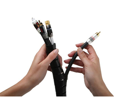 Monster Cable Cable Management Kit - 8 ft Medium Black MNO-129803-00