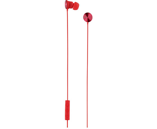 Навушники Nixon WIRE 3 BUTTON MIC ALL RED, image 